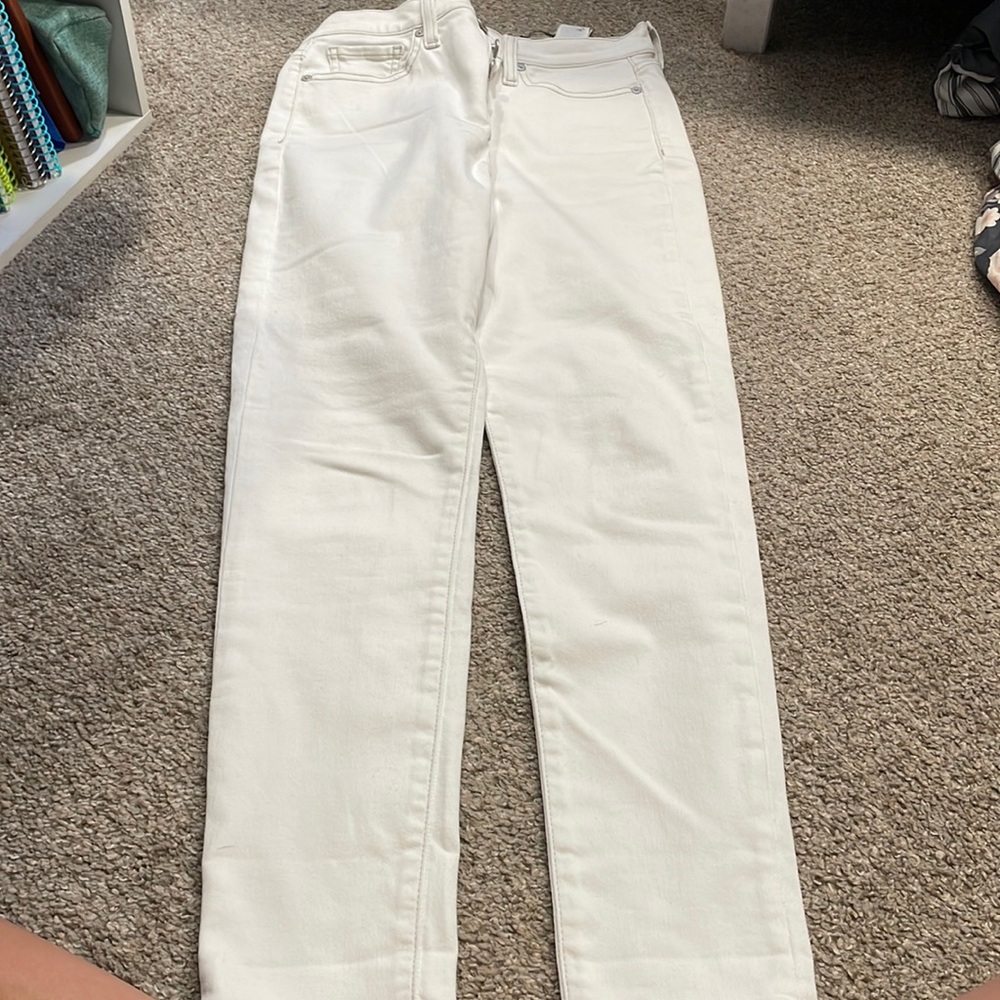 Banana republic skinny jeans size 28 white skinny